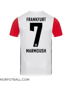 Billige Fotballdrakt Eintracht Frankfurt Omar Marmoush #7 Replika Hjemmedrakt 2024-25 Kortermet